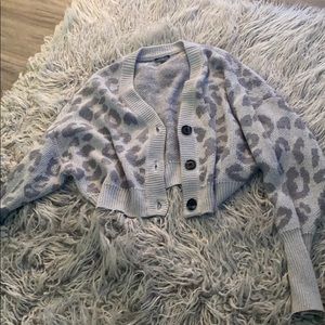 Cheetah Print Sweater